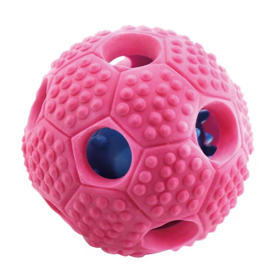 FurryFido Interactive Treat Dispensing Soccer Ball Dog Chew Toy