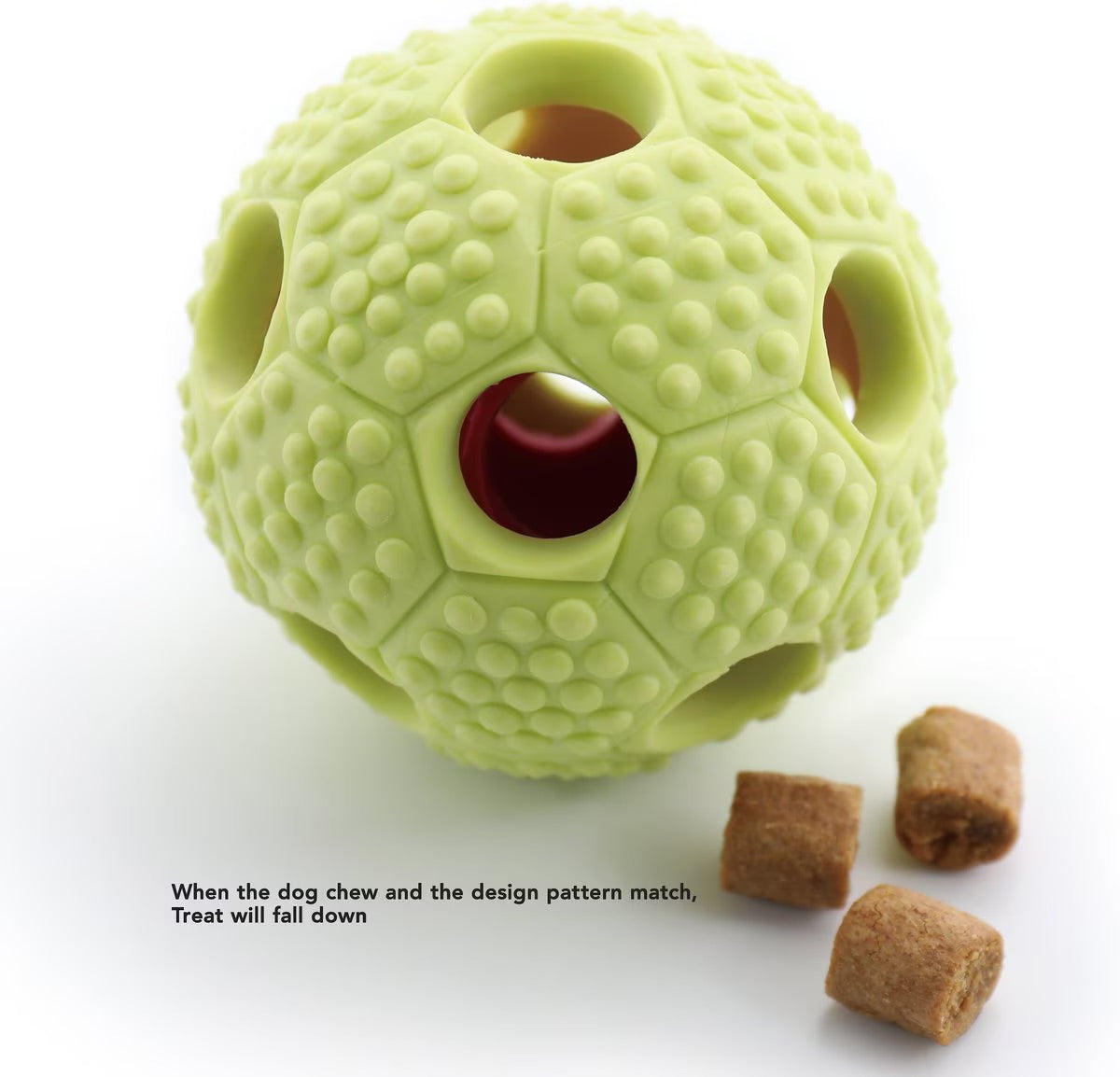 FurryFido Interactive Treat Dispensing Soccer Ball Dog Chew Toy