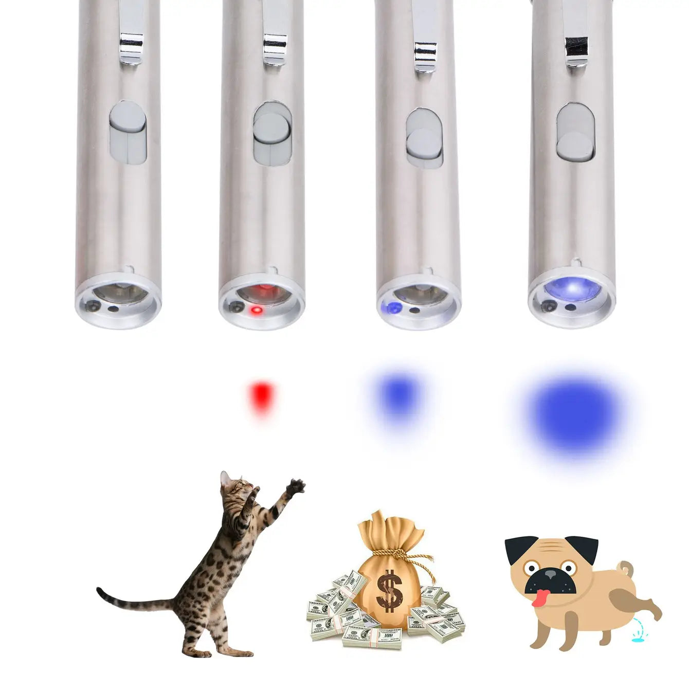 Furry Fido Cat Laser Toy - Small