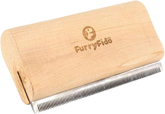 FurryFido Pet Deshedding & Grooming Brush (Short Hair)