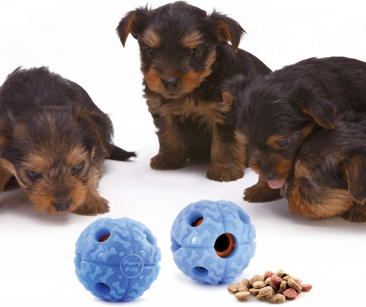 FURRY FIDO Interactive Dog Ball by FurryFido, Dog Toys Ball and Treat Dispensing for Dogs