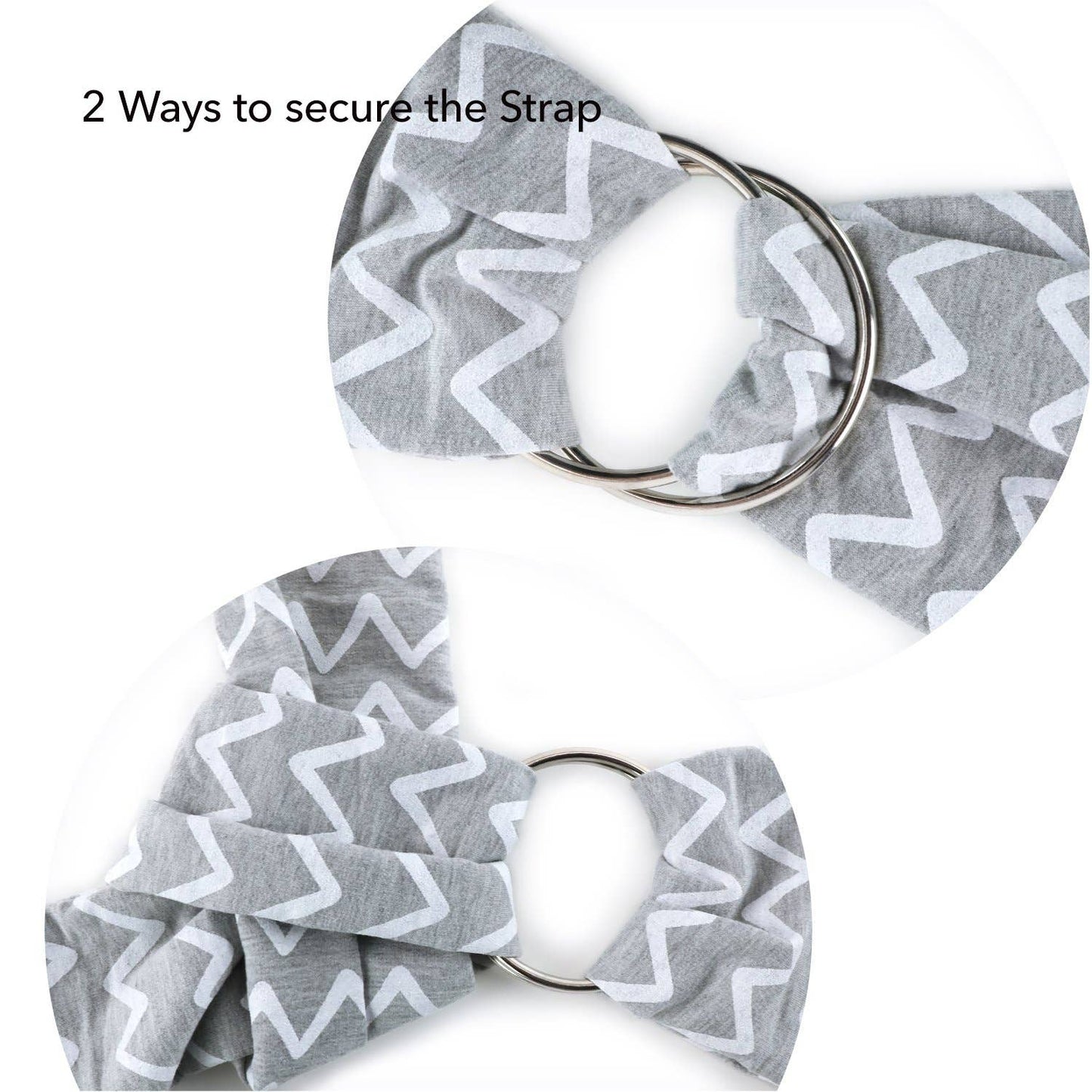 Furry Fido Adjustable Pocket Pet Sling - Chevron Grey